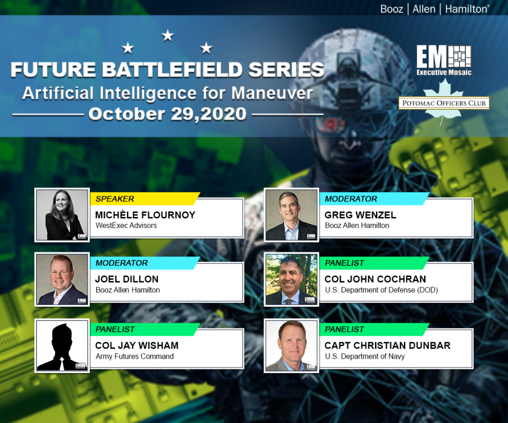 Col. Jay Wisham, Col. John Cochran, Capt. Christian Dunbar Serve as Panelists to Discuss Importance of AI Maneuvering to Improve Battlefield Capabilities Col. Jay Wisham, Col. John Cochran, Capt. Christian Dunbar Serve as Panelists to Discuss Importance of AI Maneuvering to Improve Battlefield Capabilities