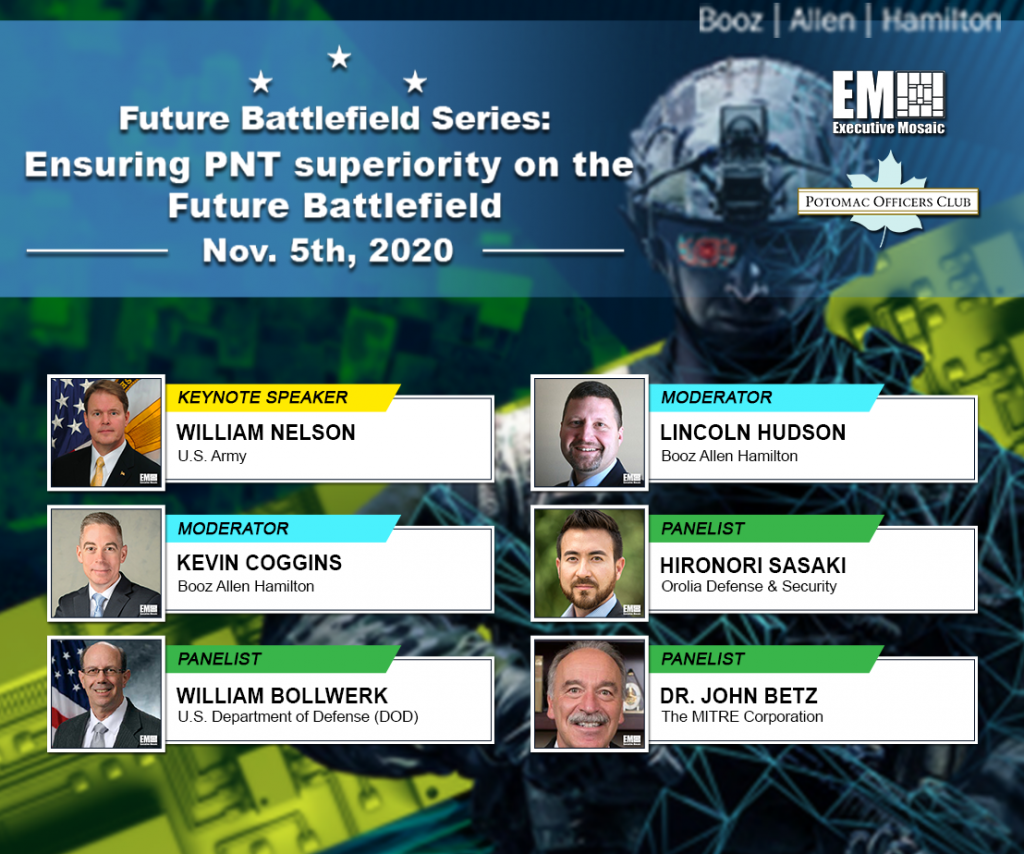 Potomac Officers Club’s Ensuring PNT Superiority on the Future Battlefield Hosted Expert Panel to Discuss Defense Resilience and Capabilities Potomac Officers Club’s Ensuring PNT Superiority on the Future Battlefield Hosted Expert Panel to Discuss Defense Resilience and Capabilities