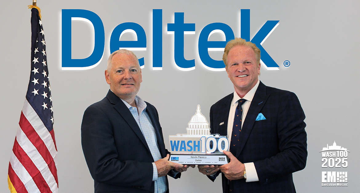 Deltek SVP Kevin Plexico and Executive Mosaic CEO Jim Garrettson