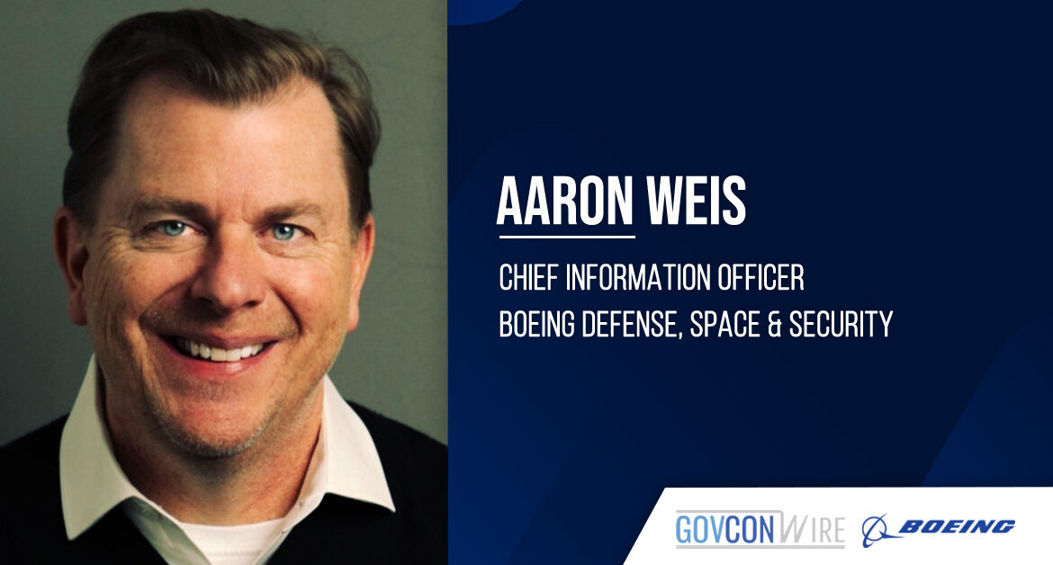 Headshot of Aaron Weis, chief information officer at Boeing Defense, Space & Security