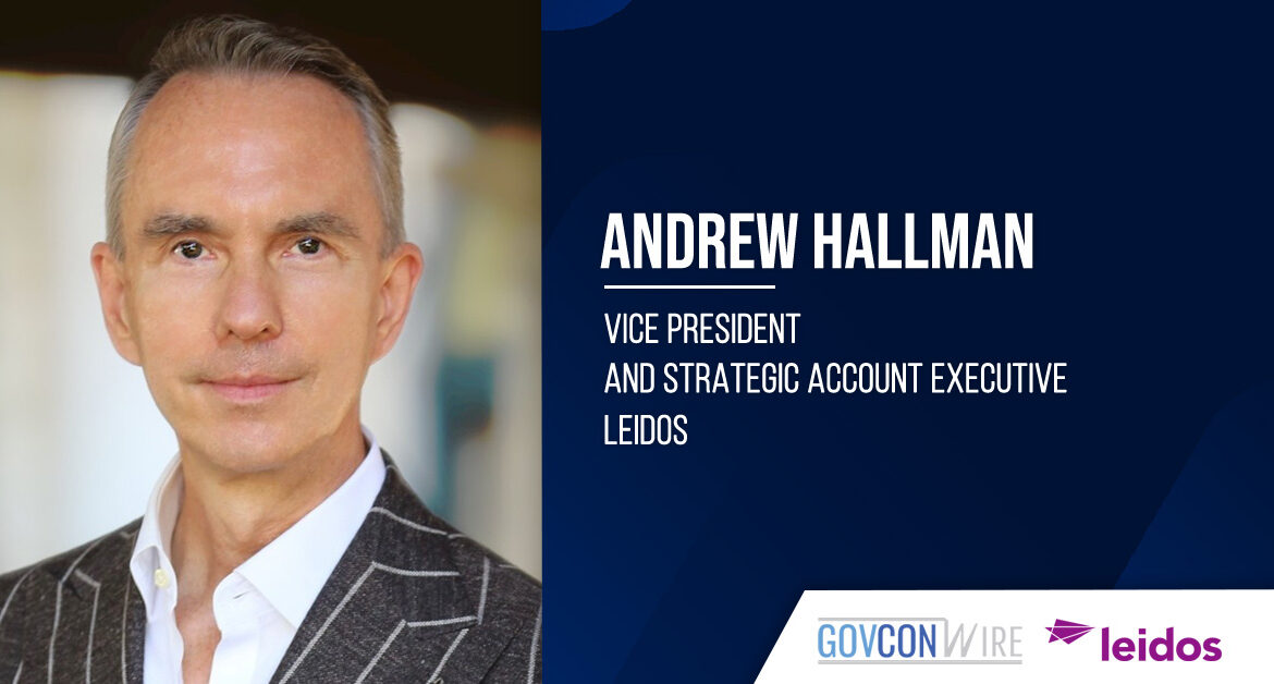 Headshot of Andrew Hallman, vice president and strategic account executive at Leidos