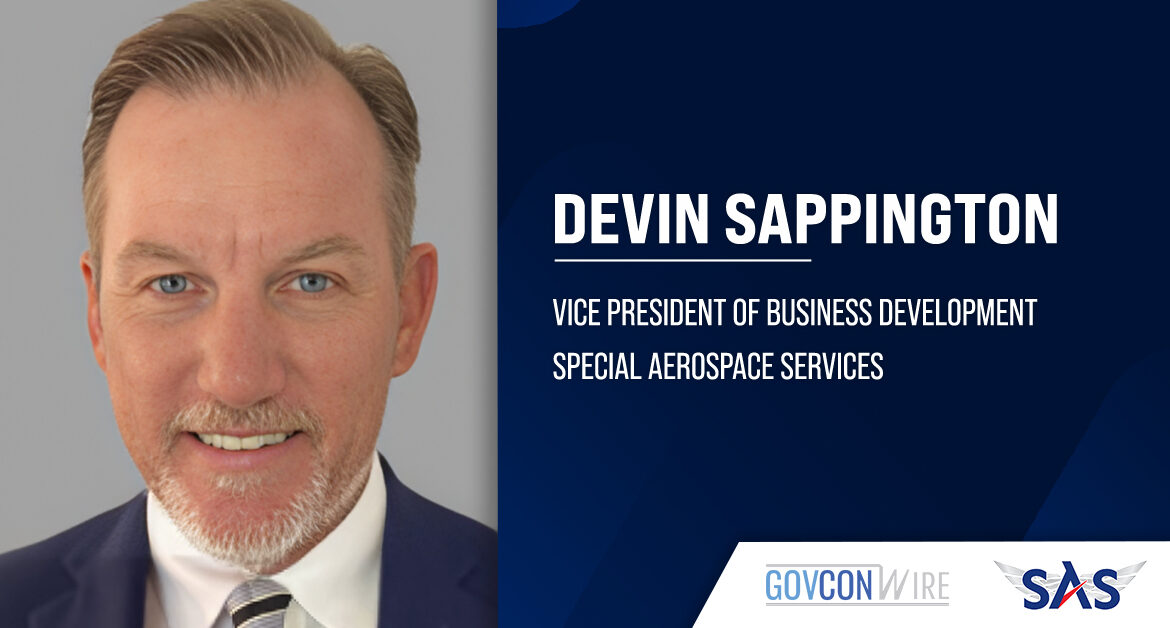 Headshot of Devin Sappington, VP of Business Development at Special Aerospace Services