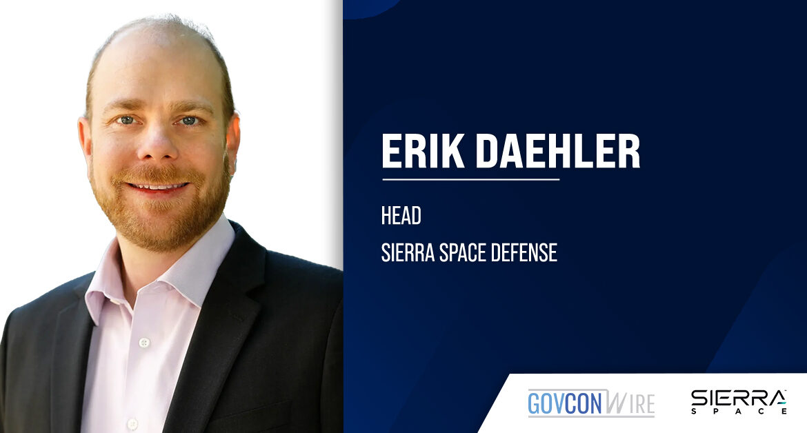 Headshot of Erik Daehler, head of Sierra Space Defense