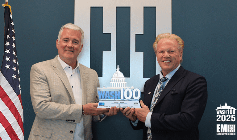 Andy Green, a HII executive, met with Executive Mosaic CEO Jim Garrettson