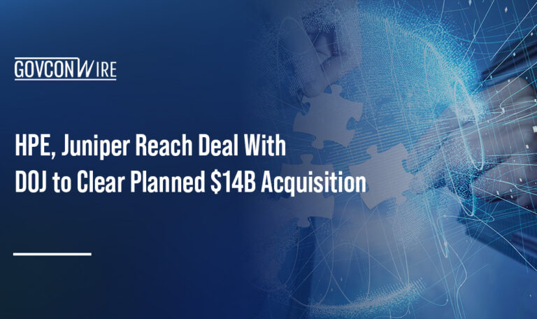 HPE and Juniper Networks reached a settlement with DOJ to address a lawsuit challenging their proposed merger
