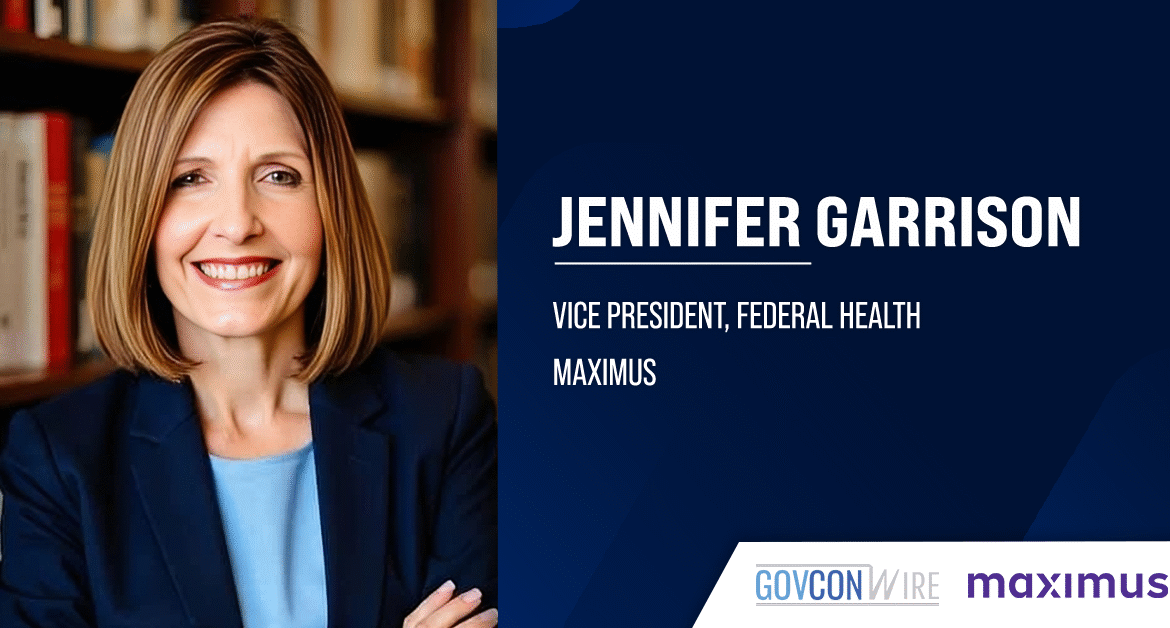 Headshot of Jennifer Garrison, vice president of federal health at Maximus