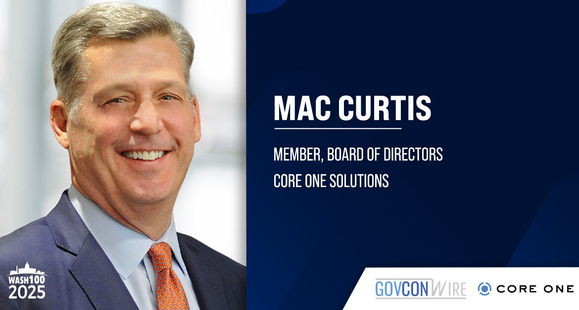 Headshot of Mac Curtis, board member at Core One Solutions