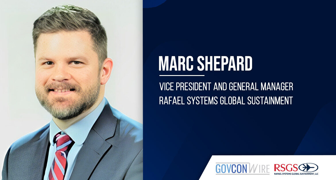 Headshot of Marc Shepard, vice president and general manager at Rafael Systems Global Sustainment