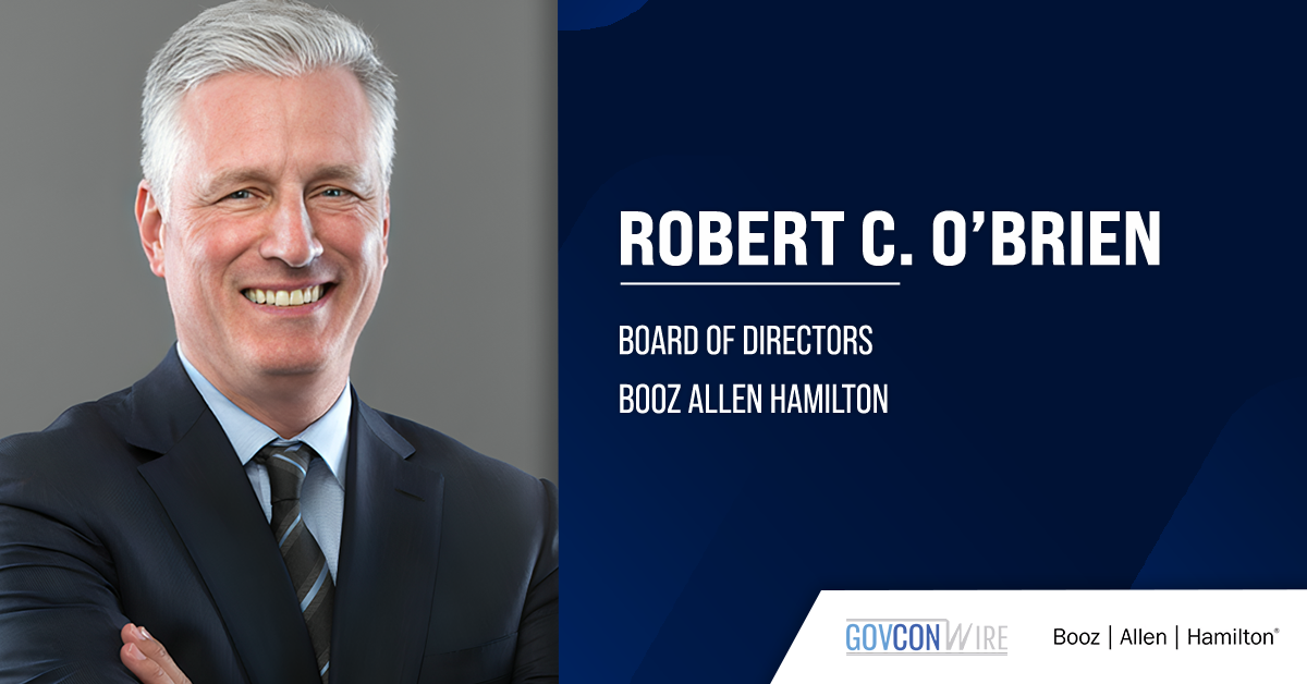 Headshot of Robert C. O’Brien, a Booz Allen board member.