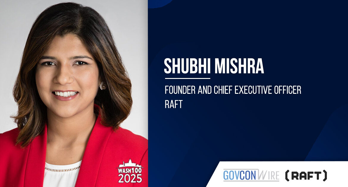 Headshot of Shubhi Mishra, founder  and chief executive officer of Raft