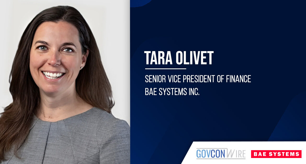 Headshot of Tara Olivet, senior vice president of finance at BAE Systems Inc.