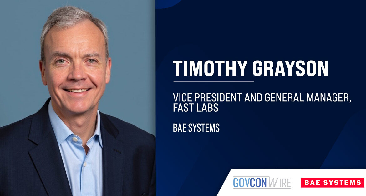 Timothy Grayson joined FAST Labs as vice president and general manager.
