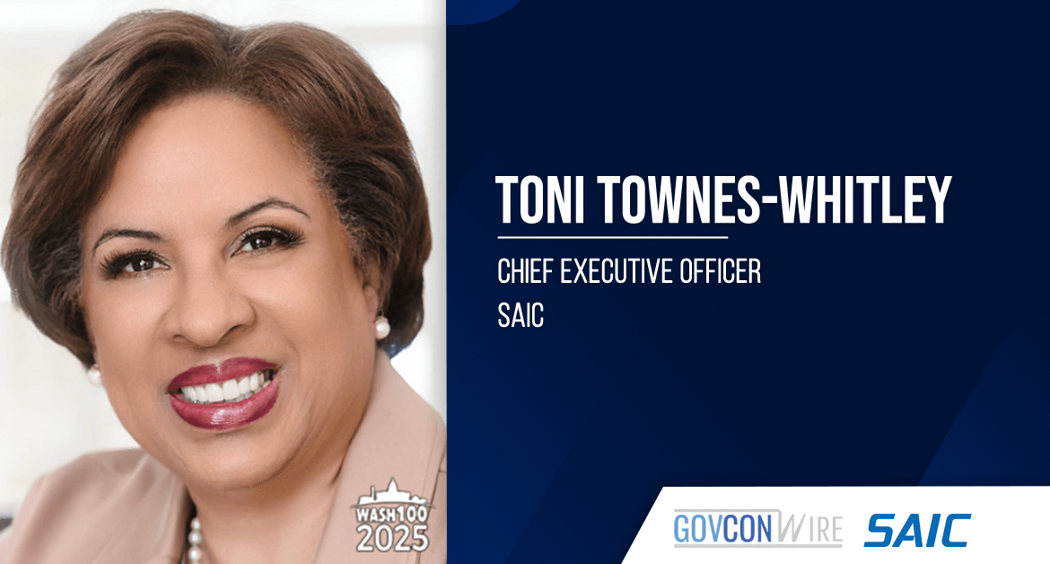 Headshot of Toni Townes-Whitley, chief executive officer of SAIC