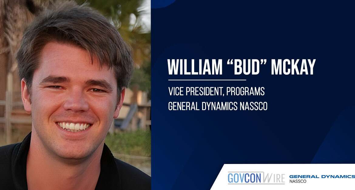 Headshot of William McKay, VP of programs at General Dynamics NASSCO