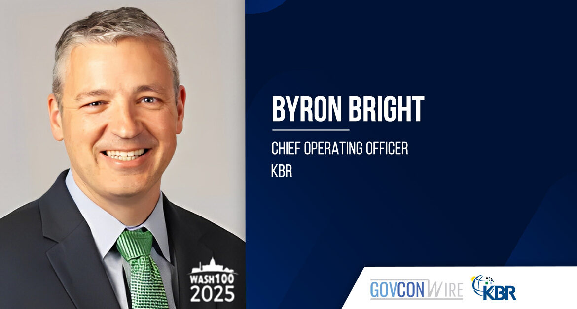 KBR announced the resignation of Byron Bright as COO