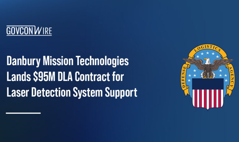Danbury Mission Technologies received a contract from the DLA for AVR/2B laser detection system program support