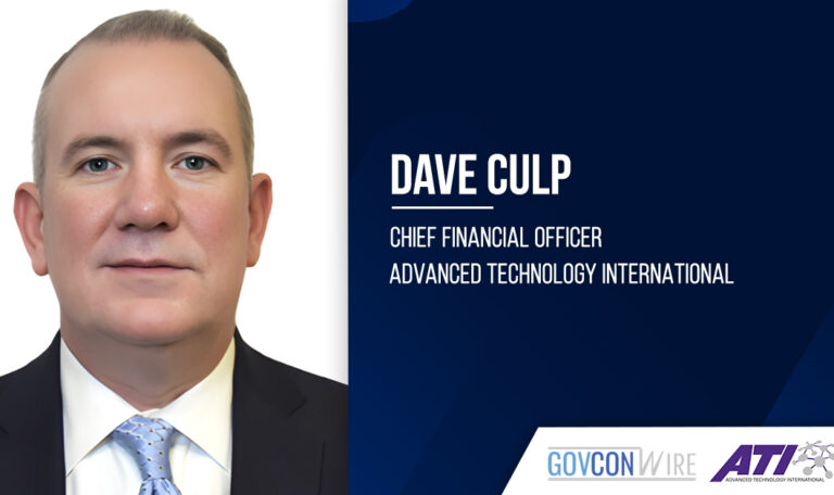 Dave Culp was promoted to chief financial officer of Advanced Technology International