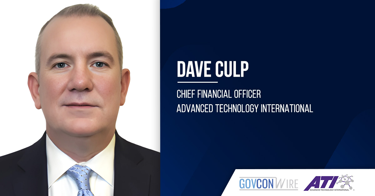 Dave Culp Named Advanced Technology International Chief Financial Officer