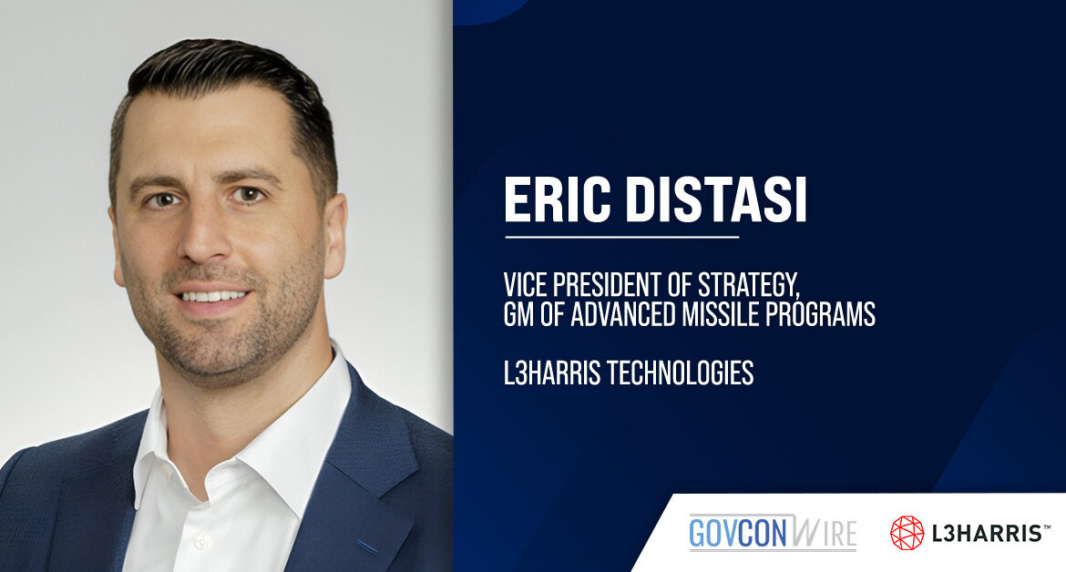 Headshot of Eric DiStasi, who was named VP of strategy and GM of advanced missile programs at L3Harris.
