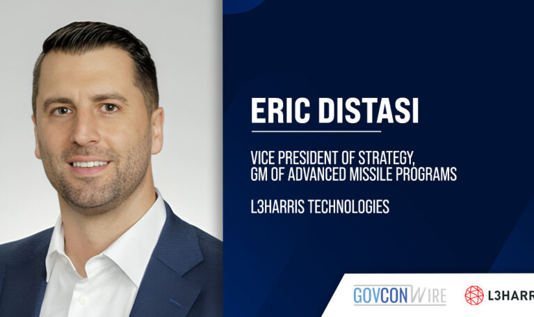 Headshot of Eric DiStasi, who was named VP of strategy and GM of advanced missile programs at L3Harris.