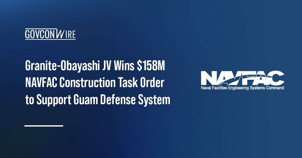 Naval Facilities Engineering Command logo. NAVFAC awarded a new construction task order to Granite-Obayashi 2