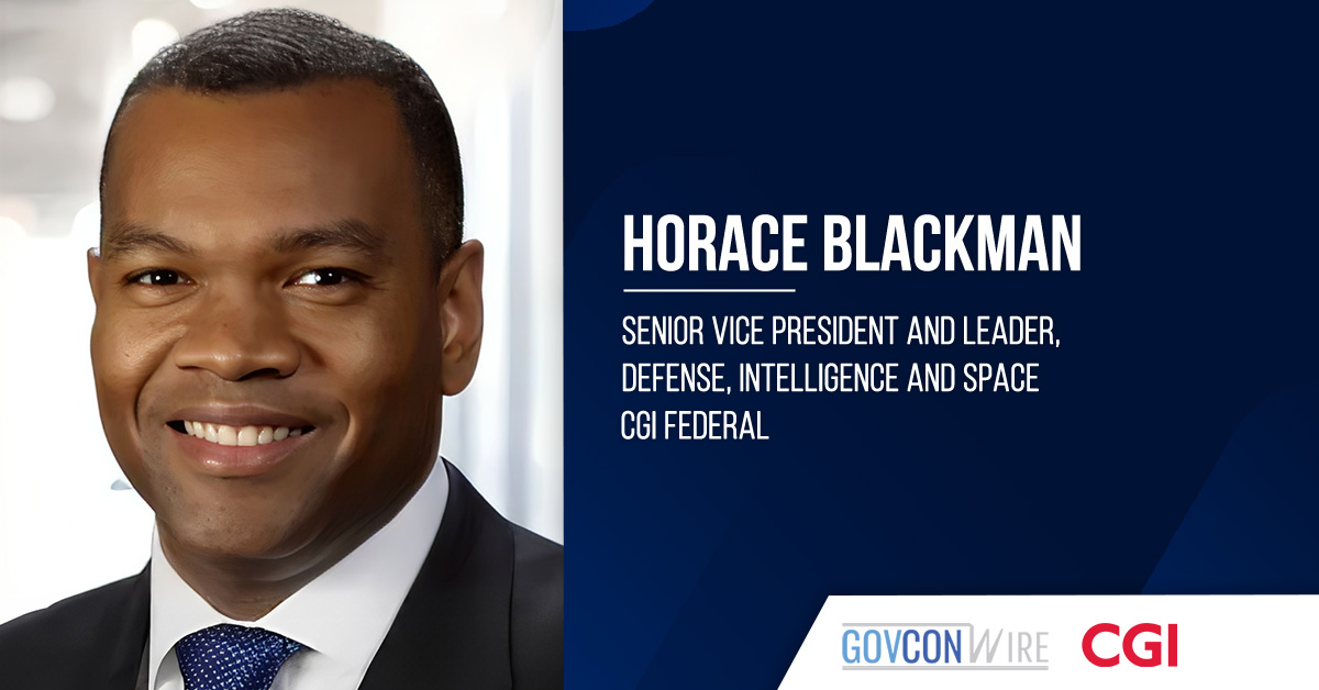 Wide-ranging Spotlight interview with CGI Federal executive Horace Blackman, a GovCon veteran.