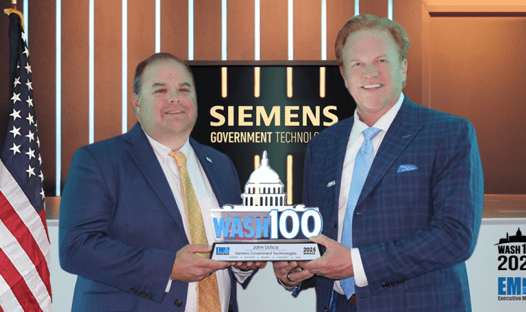 SGT CEO John Ustica. John Ustica, president and CEO of SGT, received the 2025 Wash100 Award from Executive Mosaic.