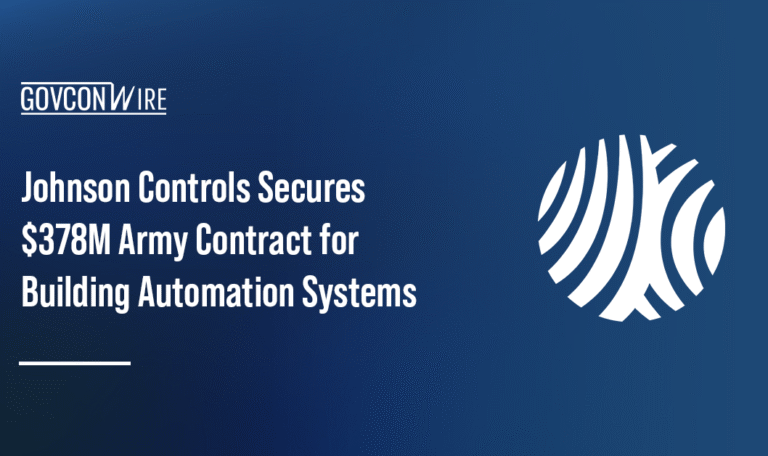 Johnson Controls logo. Johnson Controls will deliver the Metasys building automation system to the Army.