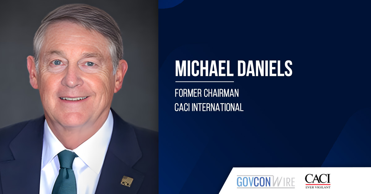 Mike Daniels. Daniels is no longer with us, but led a prosperous career in the GovCon industry.
