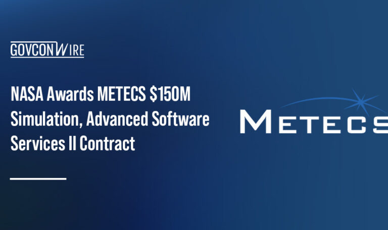 NASA awards a $150M Simulation and Advanced Software Services II contract to METECS.