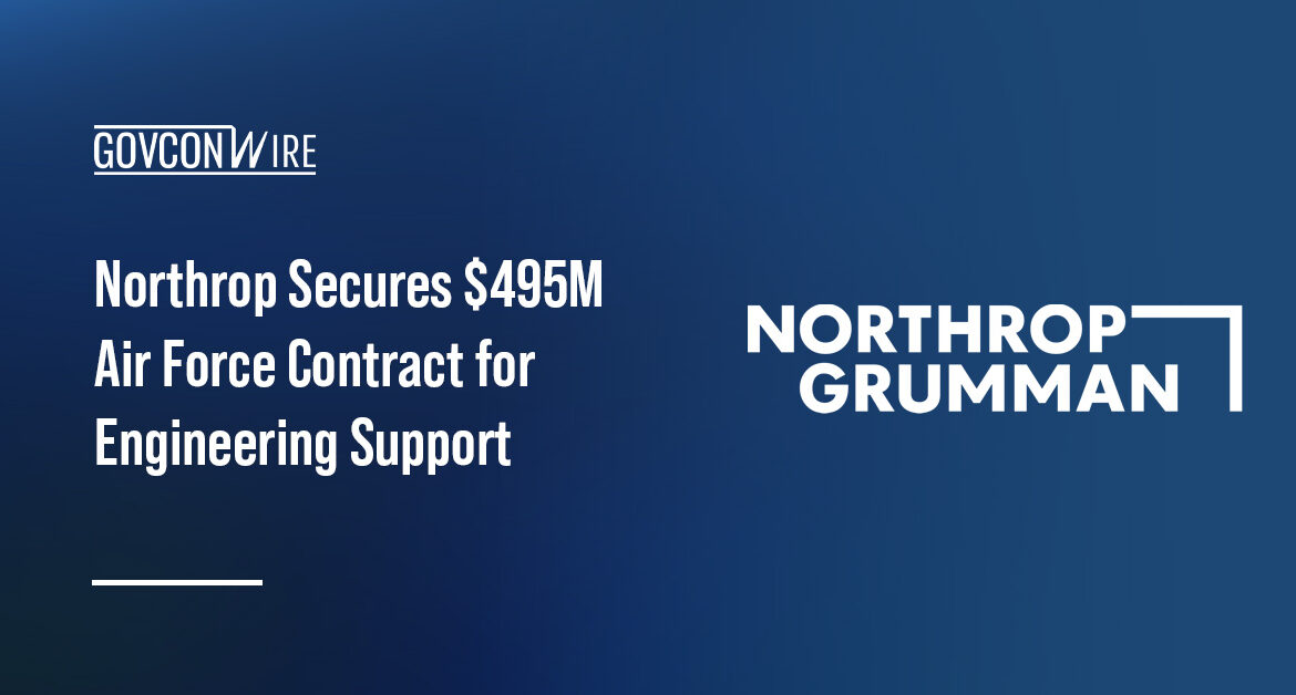Northrop Secures $495M Air Force Contract for Engineering Support Northrop Grumman logo. Northrop received an Air Force contract for engineering support services.