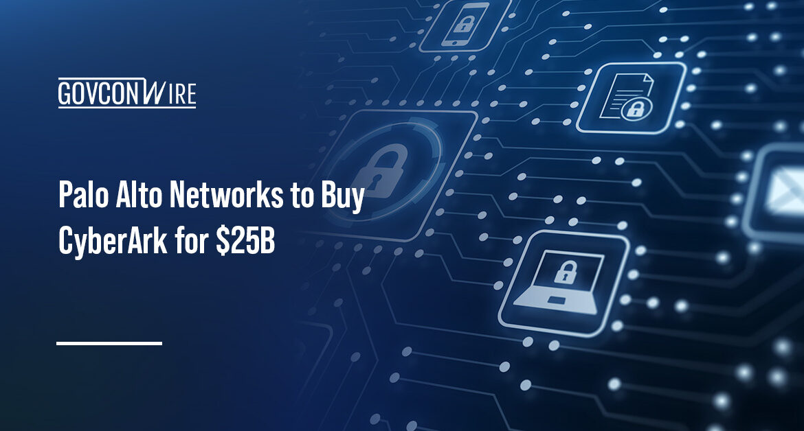 Digital lock and key icon symbolizing cybersecurity. Palo Alto Networks agreed to buy CyberArk.