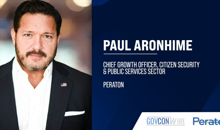 Paul Aronhime joined Peraton as chief growth officer for the public sector