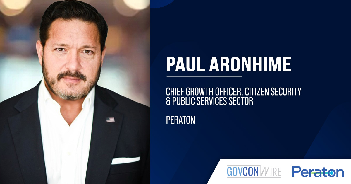 Peraton Names Paul Aronhime as Public Sector Chief Growth Officer
