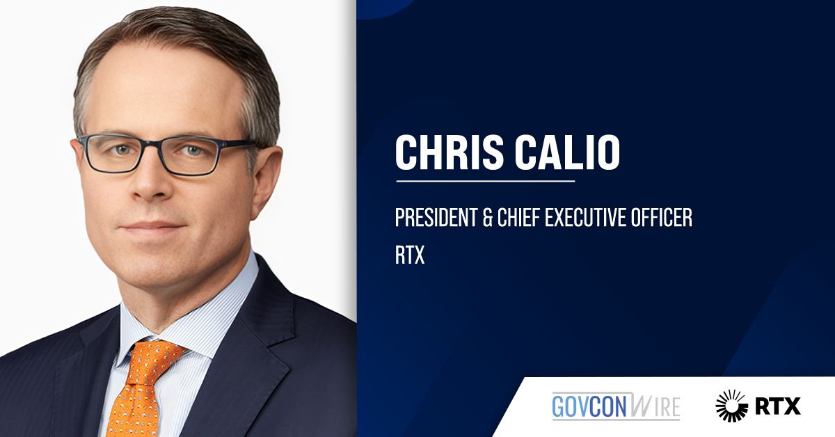 RTX CEO Chris Calio. RTX reported $21.6 billion in sales and a nine percent growth during the second quarter of 2025.