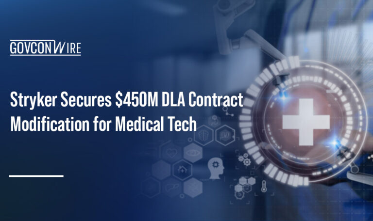 DLA awarded Stryker a contract modification to provide patient monitoring tools for the U.S. military