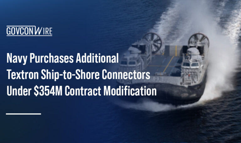 Textron received a contract modification for its Ship-to-Shore Connectors