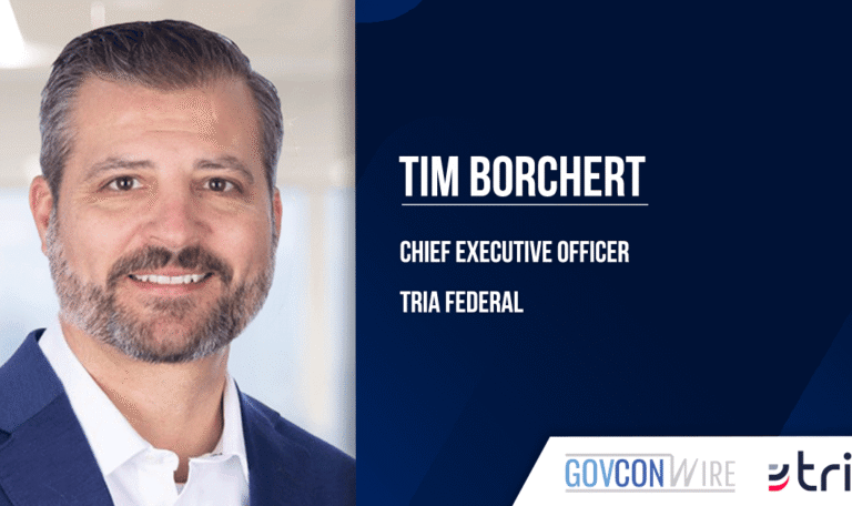 Tria Federal CEO Tim Borchert. Borchert cited the award of a follow-on VA contract for FSC software development services.