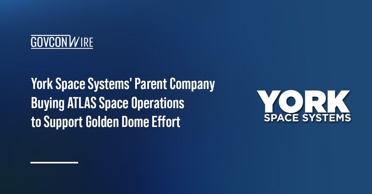 York Space Systems logo. York's parent company is acquiring ATLAS Space Operations.