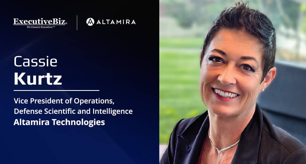 Cassie Kurtz. The Altamira VP of operations will help lead the company's defense scientific and intelligence business.
