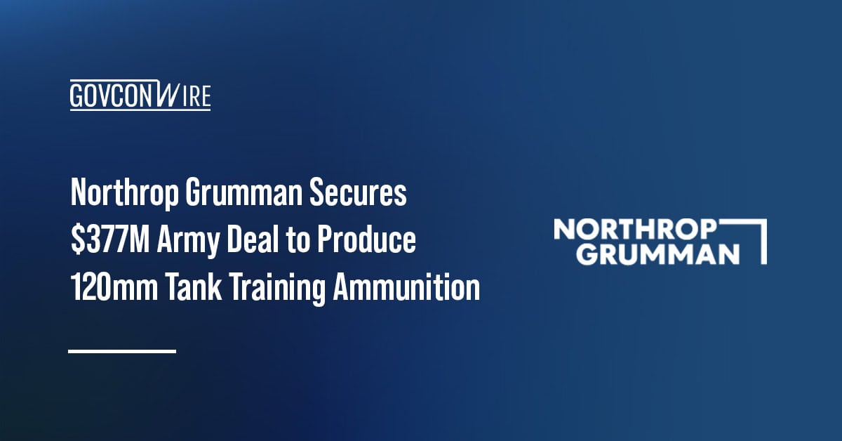 Northrop Grumman won a new contract from the U.S. Army