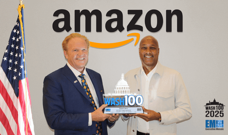 David Levy, vice president for the worldwide public sector at Amazon Web Services. Levy is a six-time Wash100 winner