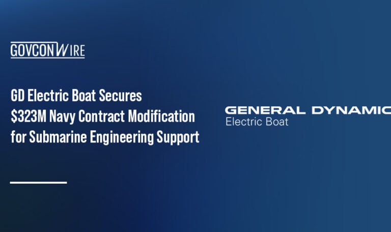 General Dynamics Electric Boat logo. The Navy awarded GDEB a contract modification for submarine technical support.