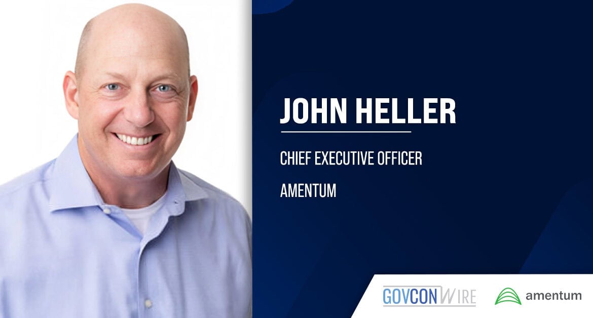Amentum CEO John Heller. Amentum reported $3.6 billion in fiscal 2025 third quarter revenues, up 2 percent year-over-year.