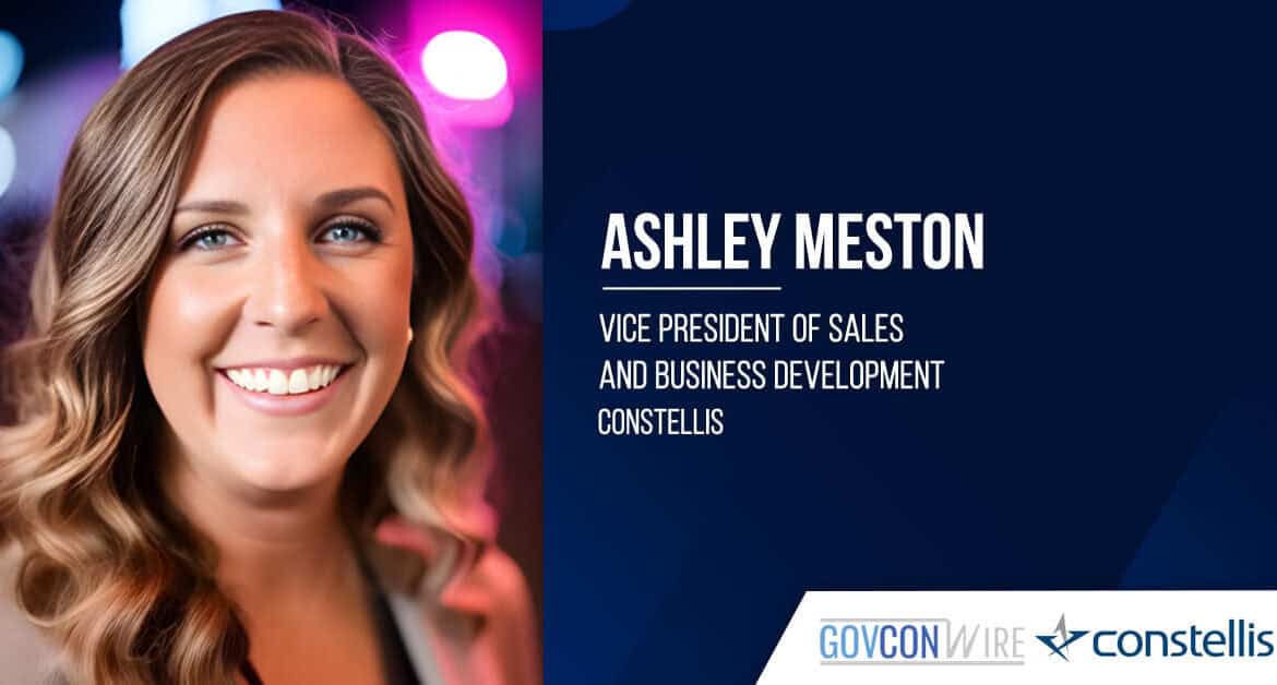 Constellis VP Ashley Meston. Ashley Meston was named vice president of sales and business development at Constellis.