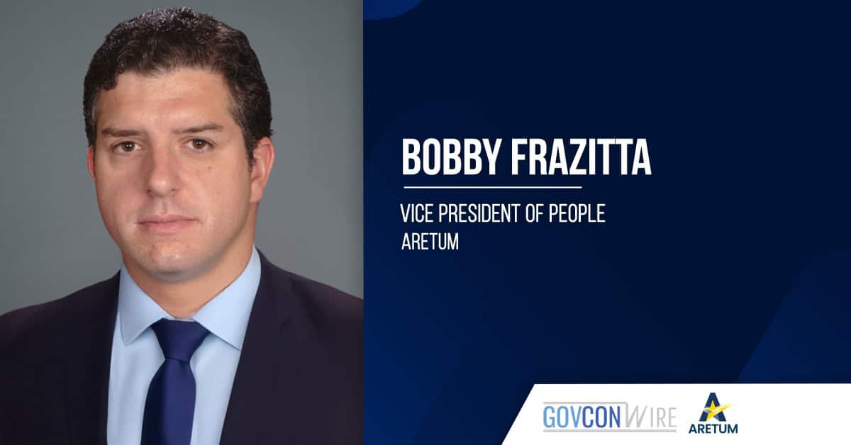 Aretum VP Bobby Frazitta. Aretum has appointed Bobby Frazitta as vice president of people.