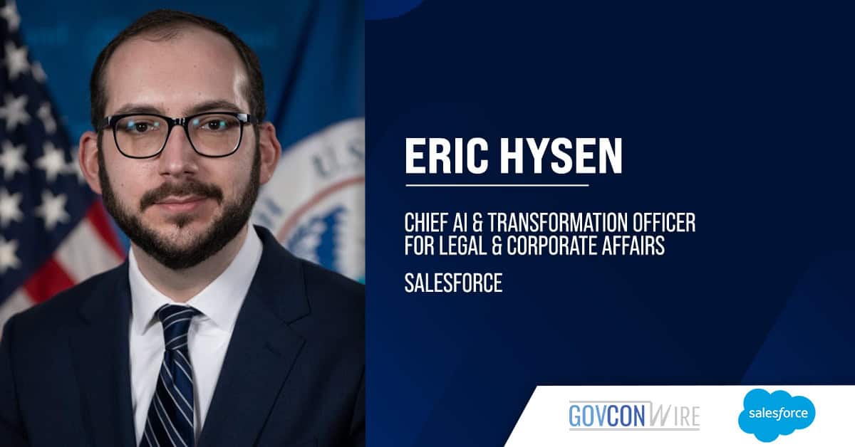 Eric Hysen Named Salesforce Chief AI & Transformation Officer