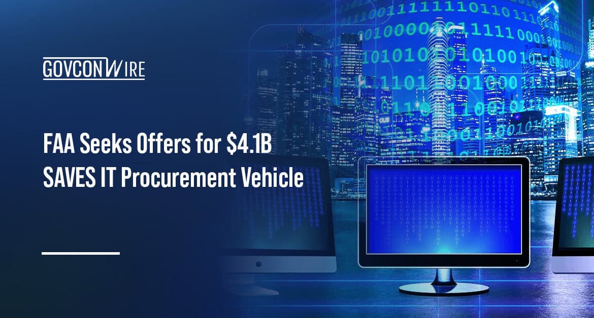 A network of computers. The FAA is seeking bids for the SAVES IT IDIQ contract for commercial hardware and software.