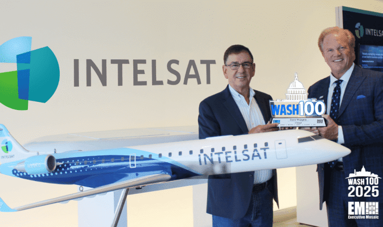 David Wajsgras. The former CEO of Intelsat received his eighth Wash100 Award from Executive Mosaic.