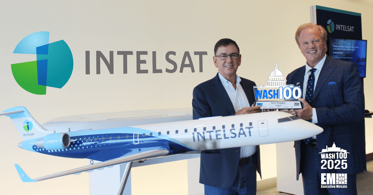 David Wajsgras. The former CEO of Intelsat received his eighth Wash100 Award from Executive Mosaic.